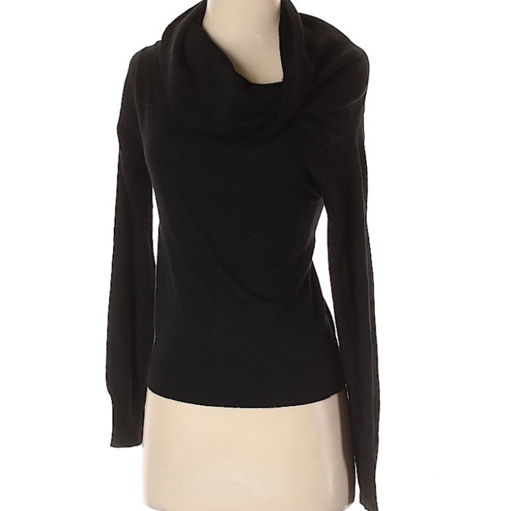 Cashmere cowl neck sweater